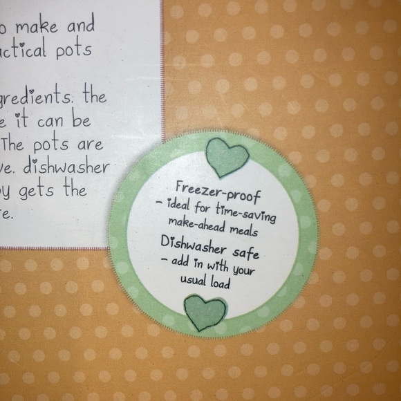 NEW 2013 Parragon Books "Cooking for your Baby." Recipe Book/ 2 Storage Pots - Picture 6 of 6